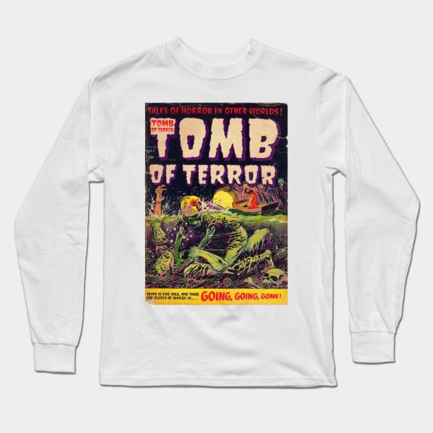 Tomb of terror Long Sleeve T-Shirt by CynHutto